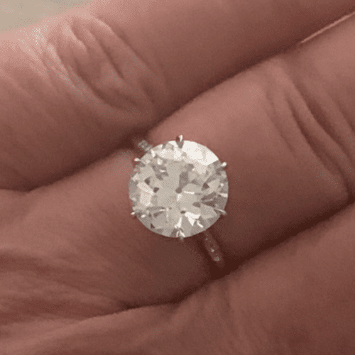 Vintage VCA Diamond Engagement Ring