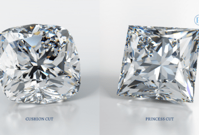 Cushion vs Princess Cut Diamond