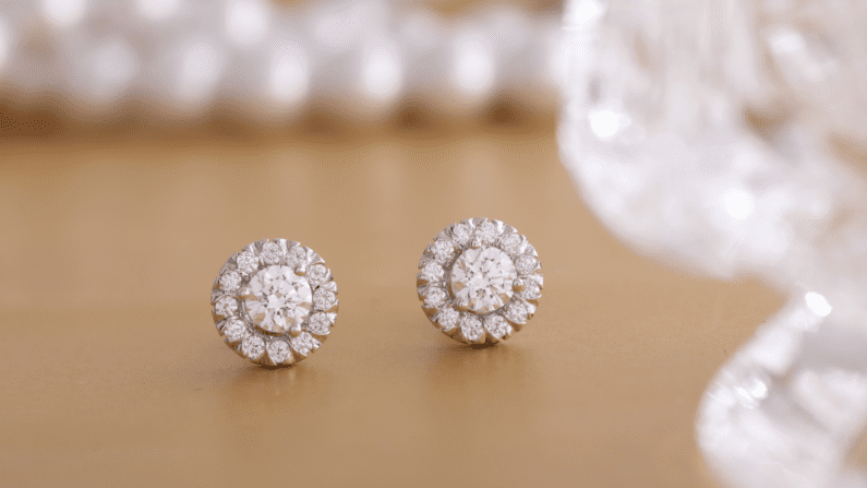 Diamond Stud Earrings