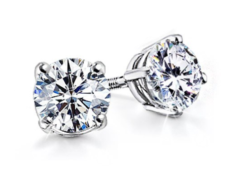 1/3 CT.TW. PRONG SET DIAMOND STUD EARRINGS