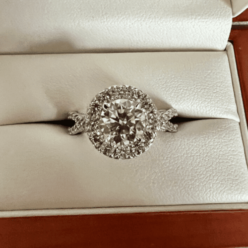 Diamond engagement ring