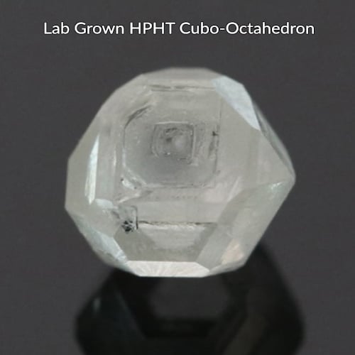 Rough Lab-Grown HPHT Cubo-Octahedron