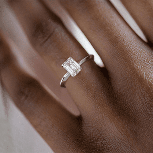 14K White Gold 2mm Knife Edge Solitaire Engagement Ring at James Allen