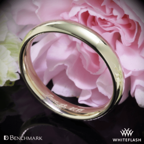 Benchmark 4mm Comfort Fit Wedding Ring at Whiteflash