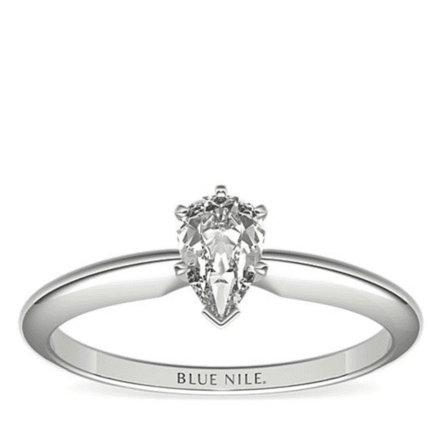 Classic Six-Prong Solitaire Engagement Ring In Platinum