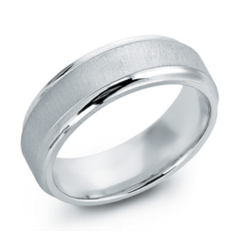 Mens Wedding Band at Adiamor