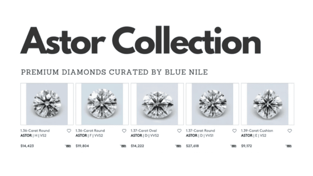 Astor Diamond Collection Prices