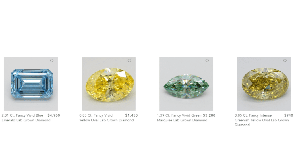 BE Lab-Grown color diamond prices