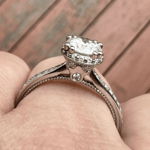 Diamond engagement ring