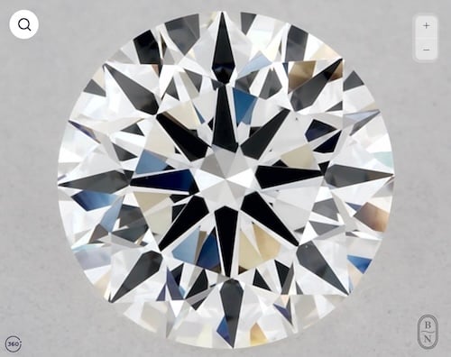 GIA 1.00 Carat F-VS2 Astor Cut Round Diamond from Blue Nile