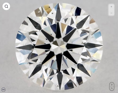 GIA 1.00 Carat G-VS2 Astor Cut Round Diamond